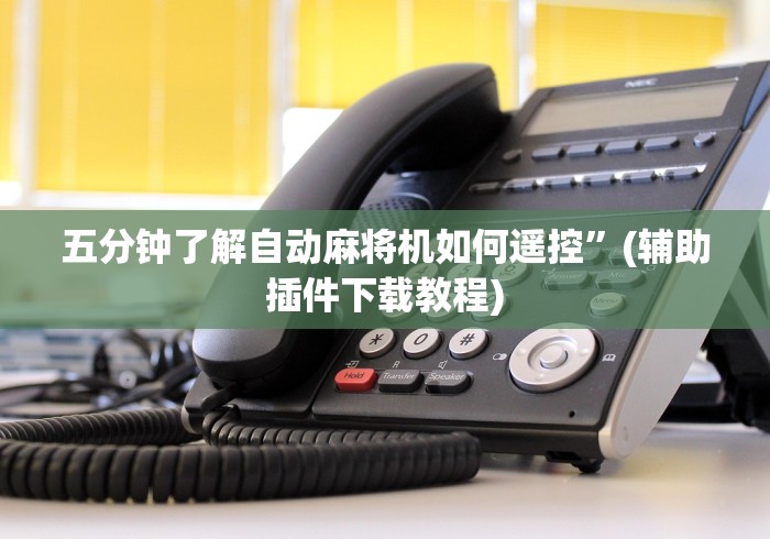 【玩家游戏玩法】“麻将机手机控制骰子”作弊遥控(辅助外遥控+