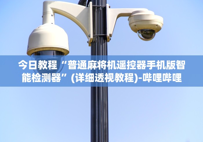 今日教程“普通麻将机遥控器手机版智能检测器”(详细透视教程)-哔哩哔哩 今日教程“普通麻将机遥控器手机版智能检测器”(详细透视教程)-哔哩哔哩