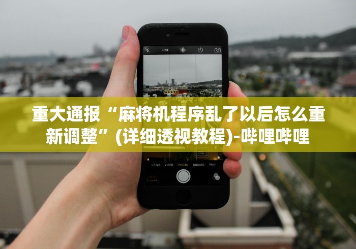 必看教程“麻将机胡牌神器深圳有卖吗”(详细透视教程)-哔哩哔哩