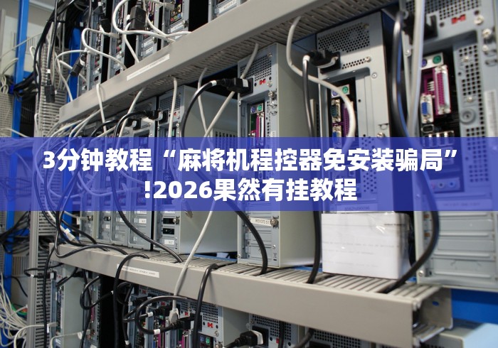 3分钟教程“麻将机程控器免安装骗局”!2026果然有挂教程