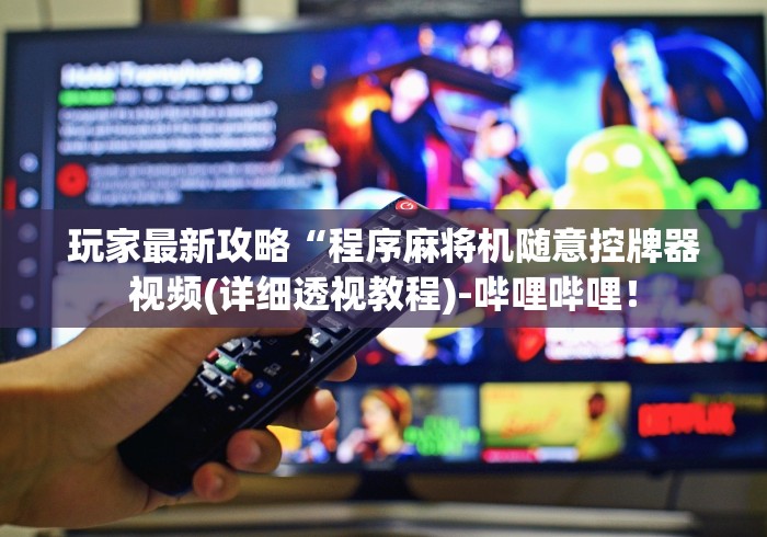 玩家最新攻略“程序麻将机随意控牌器视频(详细透视教程)-哔哩哔哩！