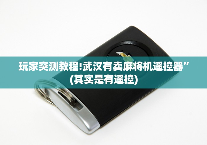 玩家突测教程!武汉有卖麻将机遥控器”(其实是有遥控)