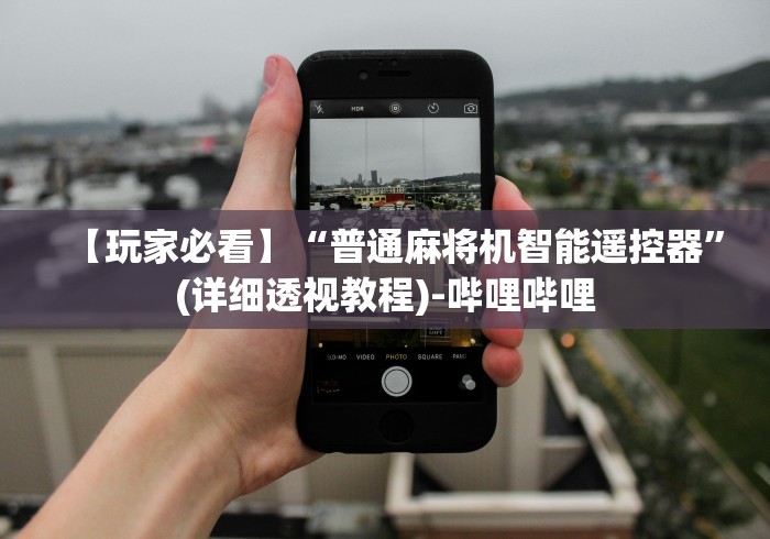 【玩家必看】“普通麻将机智能遥控器”(详细透视教程)-哔哩哔哩