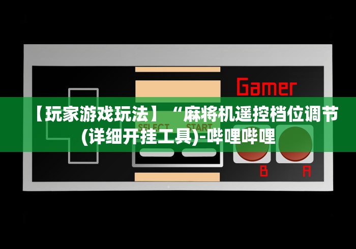 【玩家游戏玩法】“麻将机遥控档位调节(详细开挂工具)-哔哩哔哩
