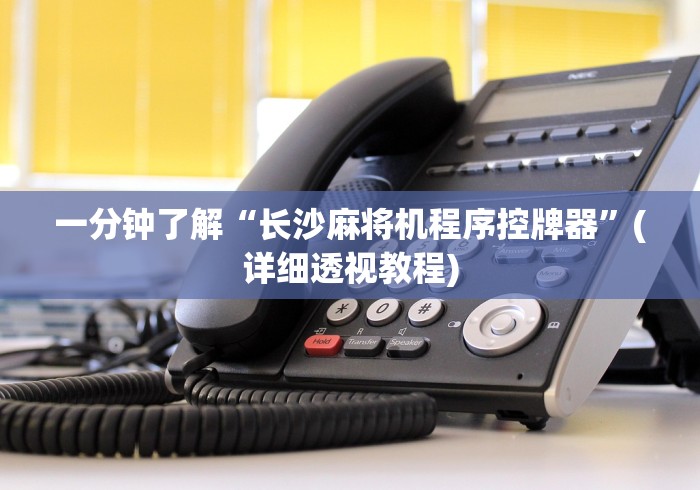 一分钟了解“长沙麻将机程序控牌器”(详细透视教程) 一分钟了解“长沙麻将机程序控牌器”(详细透视教程)