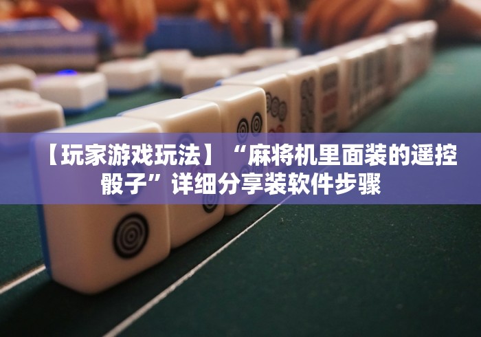 【玩家游戏玩法】“麻将机里面装的遥控骰子”详细分享装软件步骤