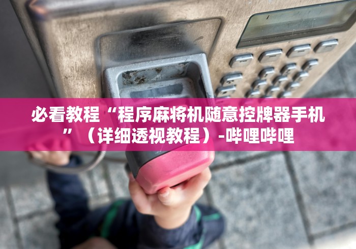 必看教程“程序麻将机随意控牌器手机”(详细透视教程)-哔哩哔哩 必看教程“程序麻将机随意控牌器手机”(详细透视教程)-哔哩哔哩