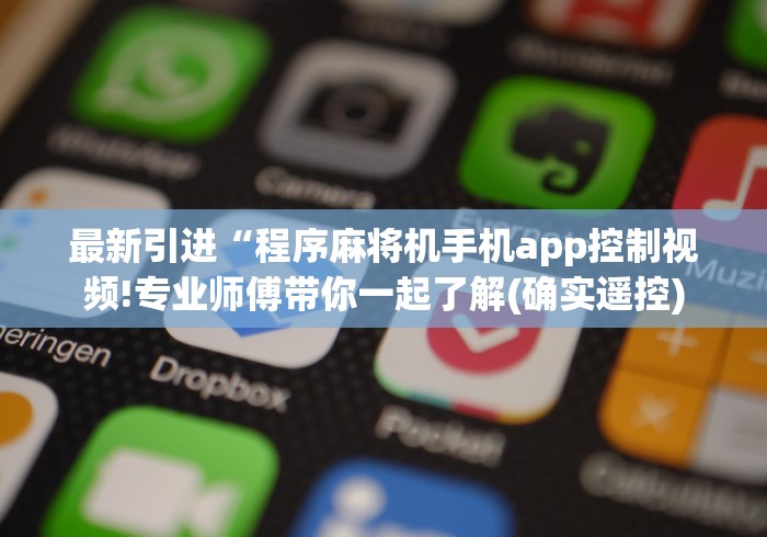 最新引进“程序麻将机手机app控制视频!专业师傅带你一起了解(确实遥控) 最新引进“程序麻将机手机app控制视频!专业师傅带你一起了解(确实遥控)