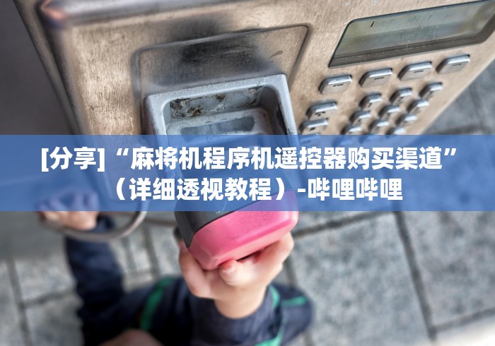 [分享]“麻将机程序机遥控器购买渠道”（详细透视教程）-哔哩哔哩