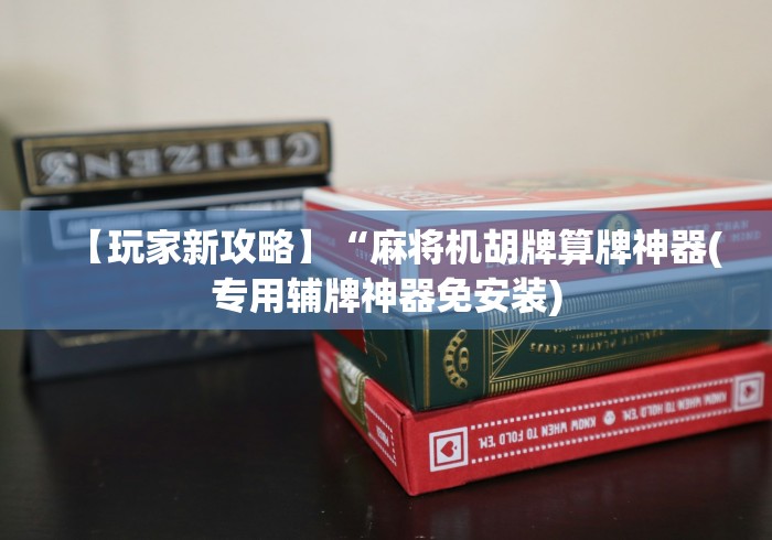 【玩家新攻略】“麻将机胡牌算牌神器(专用辅牌神器免安装)