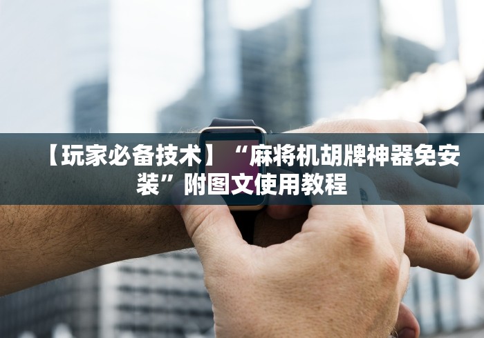 【玩家必备技术】“麻将机胡牌神器免安装”附图文使用教程