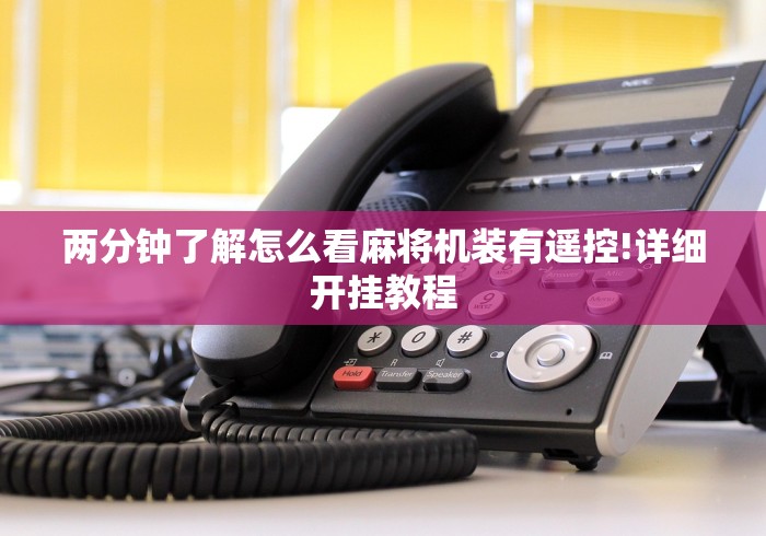 两分钟了解怎么看麻将机装有遥控!详细开挂教程