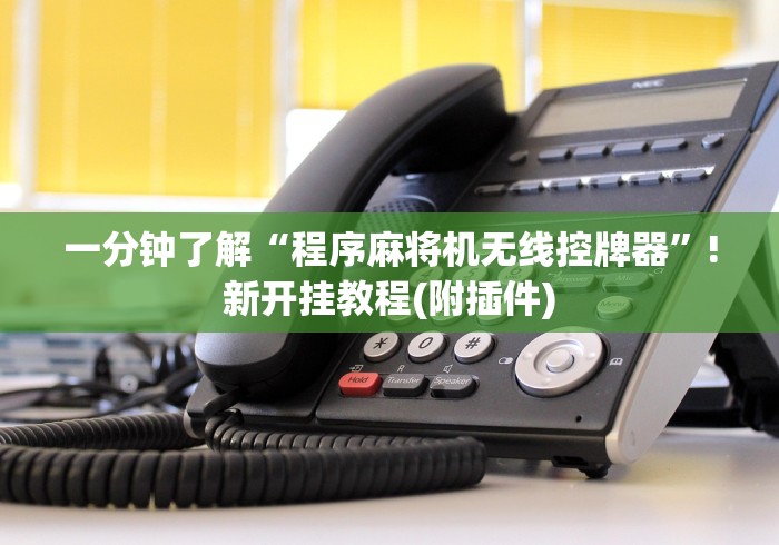 一分钟了解“程序麻将机无线控牌器”!新开挂教程(附插件)