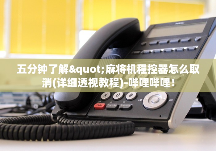 五分钟了解"麻将机程控器怎么取消(详细透视教程)-哔哩哔哩！