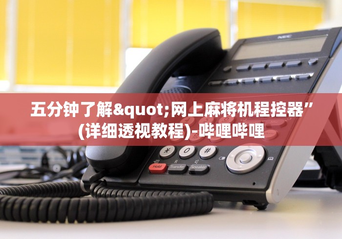 五分钟了解"网上麻将机程控器”(详细透视教程)-哔哩哔哩