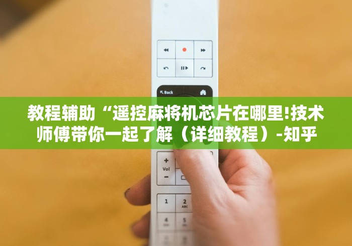 教程辅助“遥控麻将机芯片在哪里!技术师傅带你一起了解（详细教程）-知乎