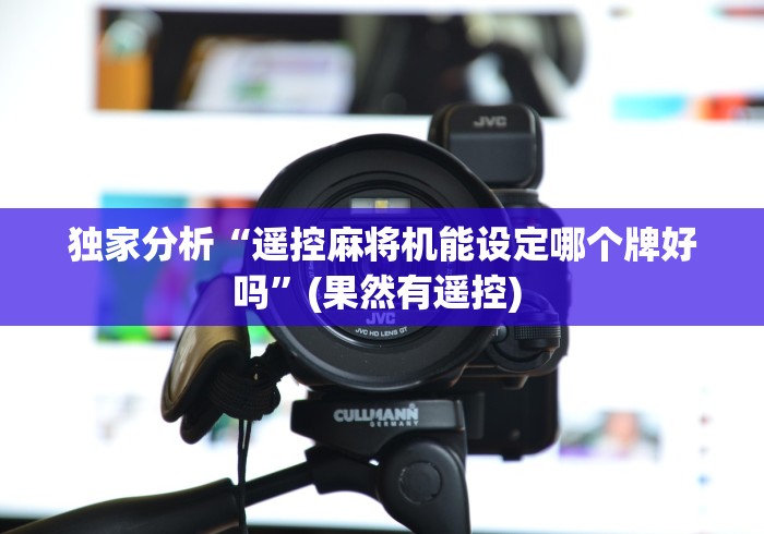 独家分析“遥控麻将机能设定哪个牌好吗”(果然有遥控) 