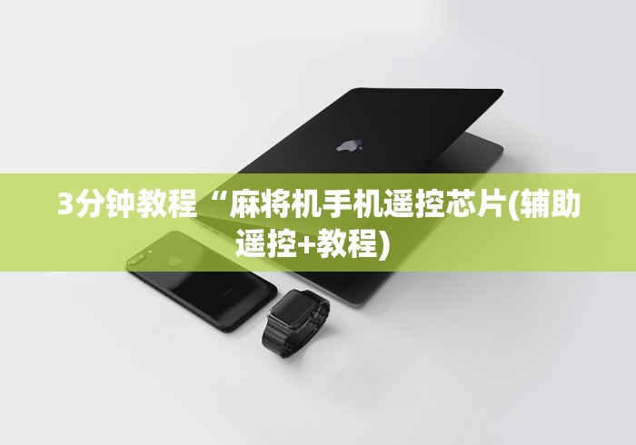 3分钟教程“麻将机手机遥控芯片(辅助遥控+教程) 