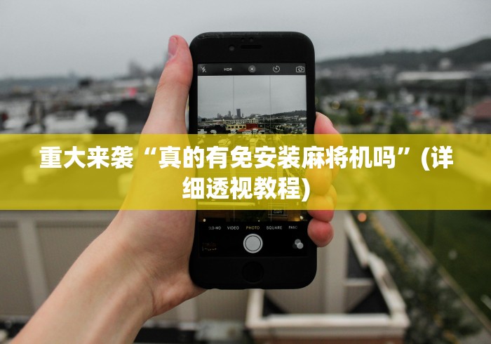 重大来袭“真的有免安装麻将机吗”(详细透视教程)