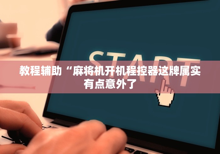 教程辅助“麻将机开机程控器这牌属实有点意外了