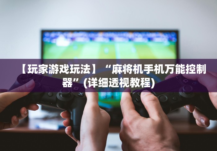 【玩家游戏玩法】“麻将机手机万能控制器”(详细透视教程)