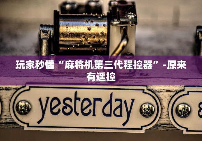 玩家秒懂“麻将机第三代程控器”-原来有遥控