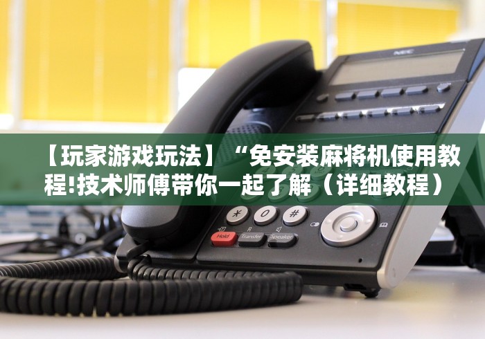 【玩家游戏玩法】“免安装麻将机使用教程!技术师傅带你一起了解（详细教程）-知乎