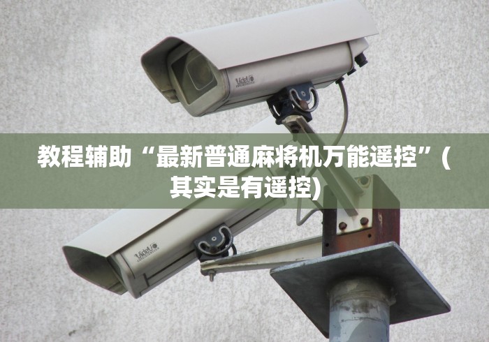 必备科技“普通麻将机能遥控打牌吗”(其实是有遥控)-知乎