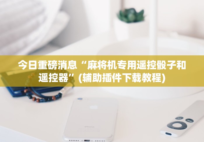 今日重磅消息“麻将机专用遥控骰子和遥控器”(辅助插件下载教程) 今日重磅消息“麻将机专用遥控骰子和遥控器”(辅助插件下载教程)