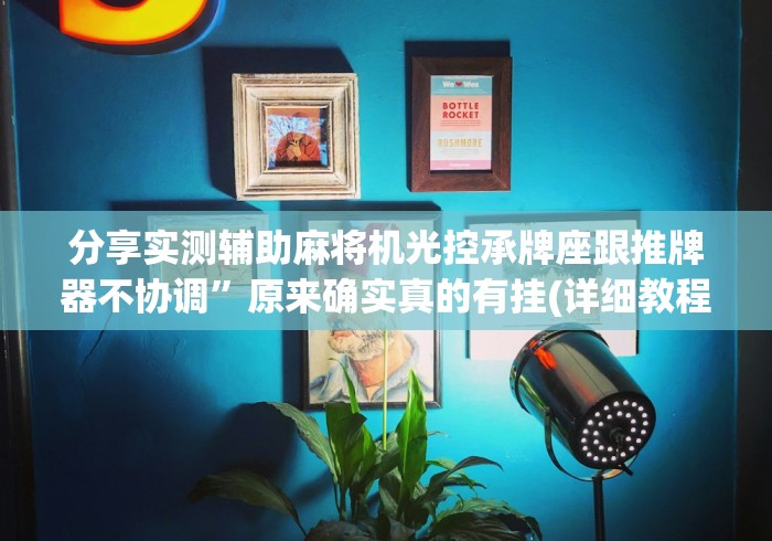 玩家必看教程“麻将机控牌器怎么操控”-详细教程