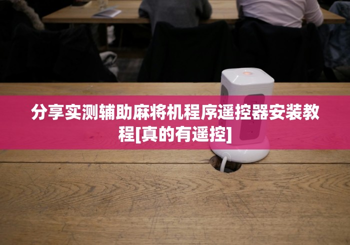 分享实测辅助麻将机程序遥控器安装教程[真的有遥控]
