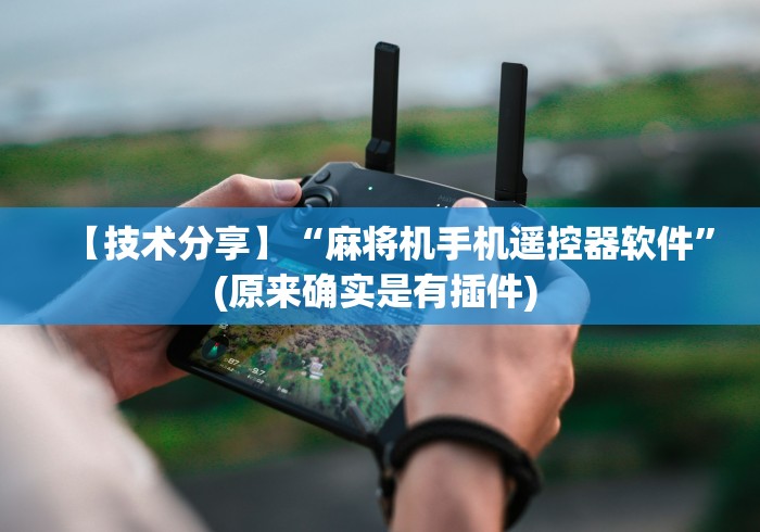 【技术分享】“麻将机手机遥控器软件”(原来确实是有插件) 