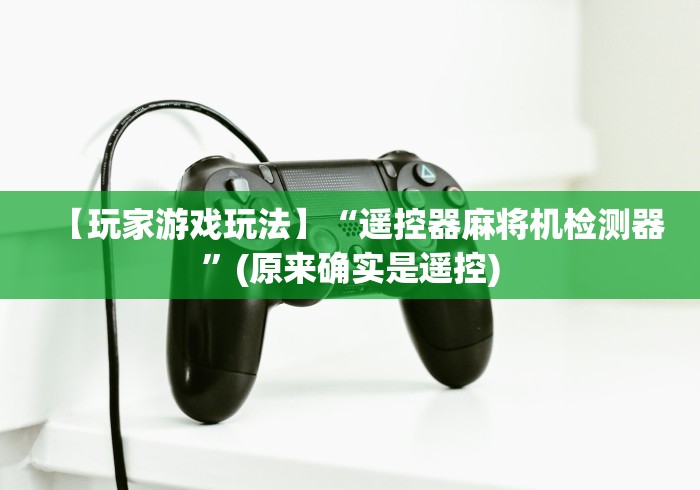 【玩家游戏玩法】“遥控器麻将机检测器”(原来确实是遥控)