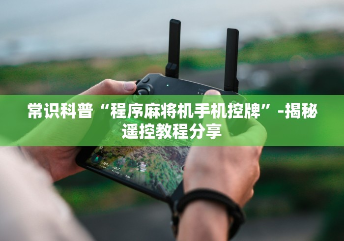 常识科普“程序麻将机手机控牌”-揭秘遥控教程分享