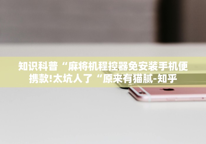 独家解答“麻将机程序遥控器检测器”(专用神器)