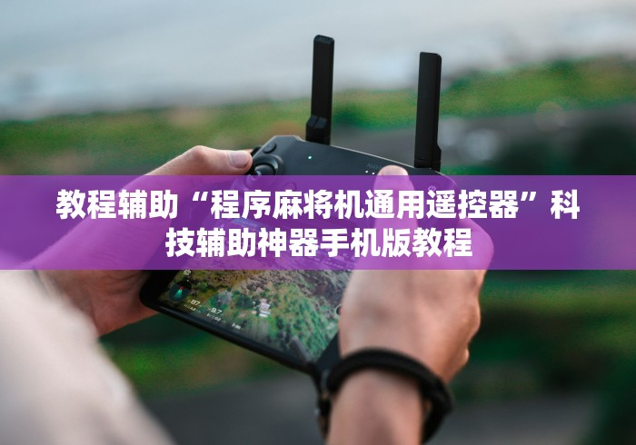 教程辅助“程序麻将机通用遥控器”科技辅助神器手机版教程