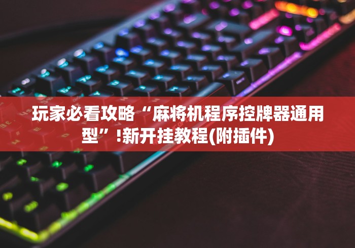 玩家必看攻略“麻将机程序控牌器通用型”!新开挂教程(附插件)