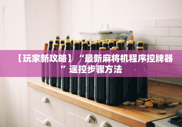 【玩家新攻略】“最新麻将机程序控牌器”遥控步骤方法 【玩家新攻略】“最新麻将机程序控牌器”遥控步骤方法